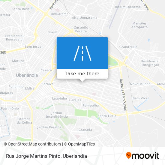 Mapa Rua Jorge Martins Pinto