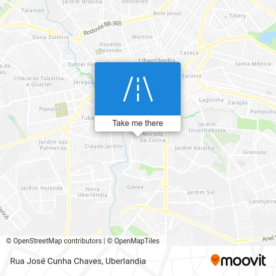 Rua José Cunha Chaves map