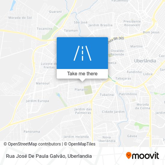 Rua José De Paula Galvão map