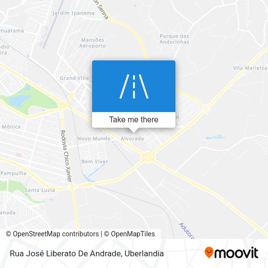 Rua José Liberato De Andrade map