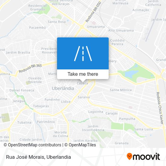Rua José Morais map
