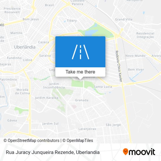 Rua Juracy Junqueira Rezende map