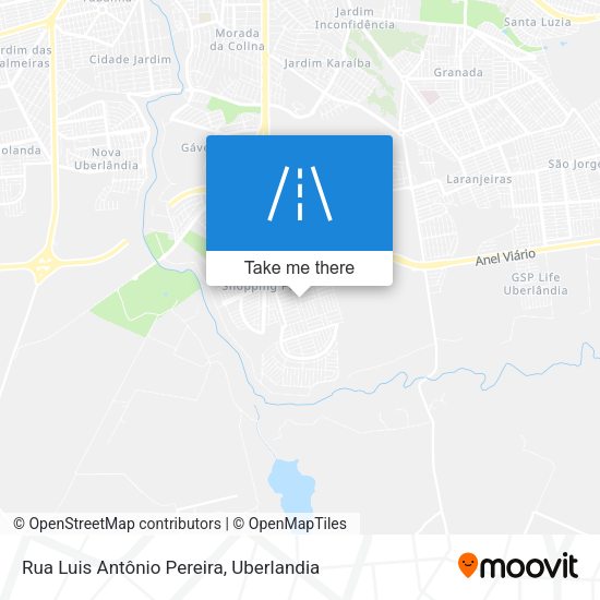 Rua Luis Antônio Pereira map
