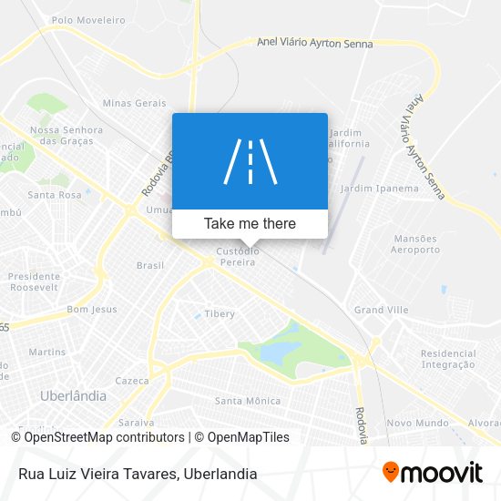Rua Luiz Vieira Tavares map
