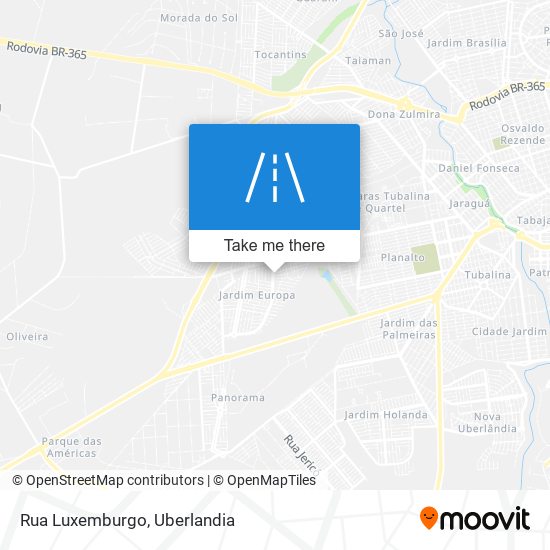 Rua Luxemburgo map