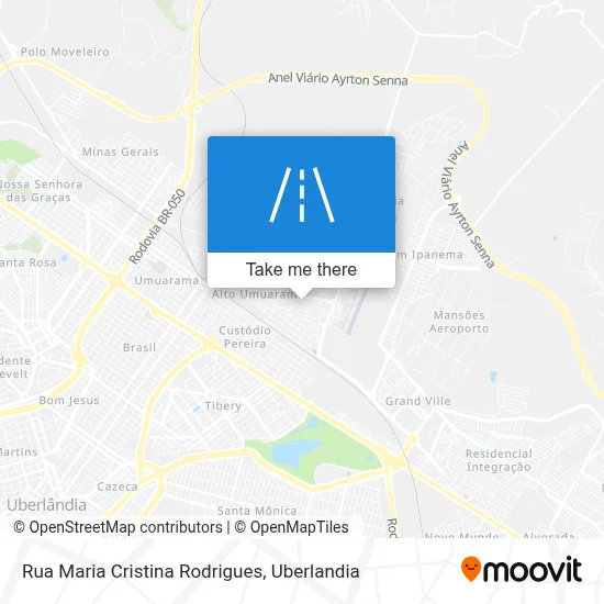 Rua Maria Cristina Rodrigues map