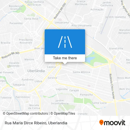 Rua Maria Dirce Ribeiro map