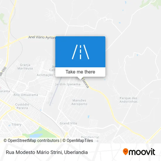 Rua Modesto Mário Strini map