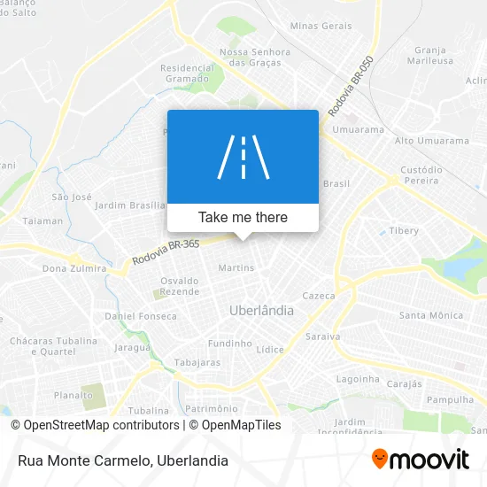 Rua Monte Carmelo map