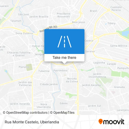 Rua Monte Castelo map