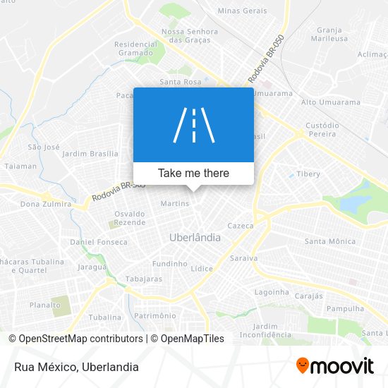 Rua México map