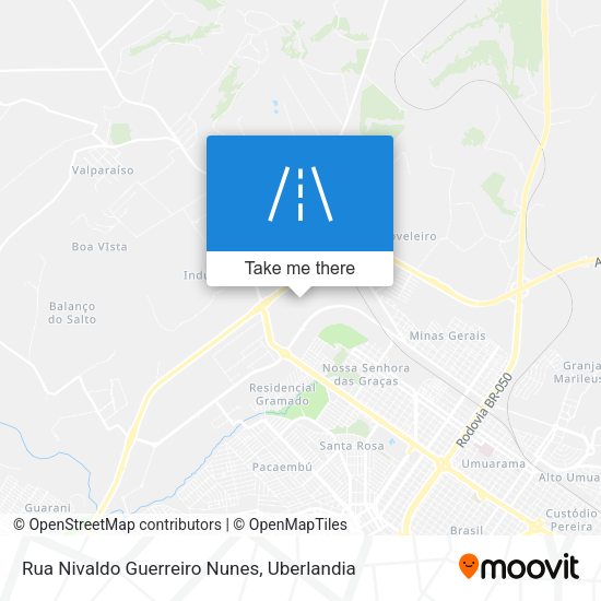 Rua Nivaldo Guerreiro Nunes map