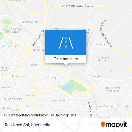 Rua Novo Sol map