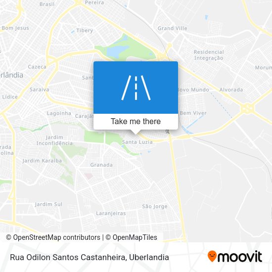 Rua Odilon Santos Castanheira map