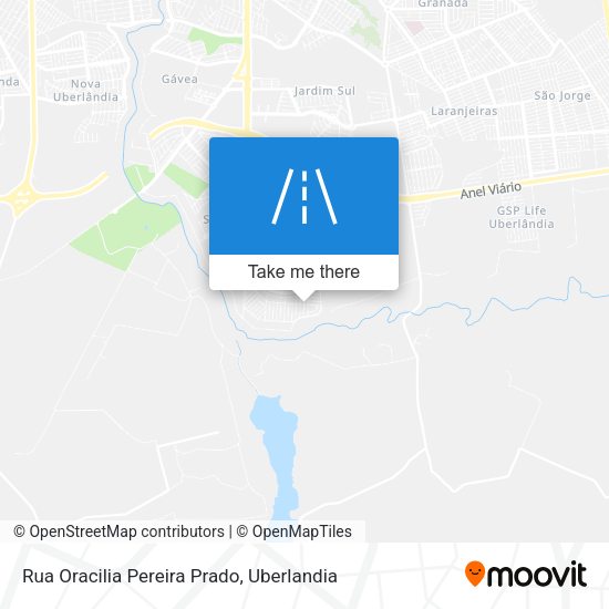 Rua Oracilia Pereira Prado map