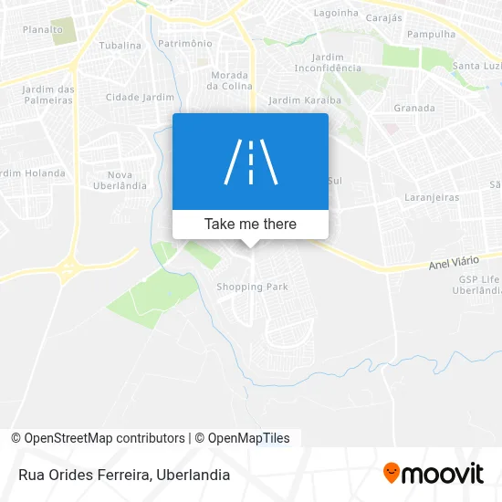 Rua Orides Ferreira map
