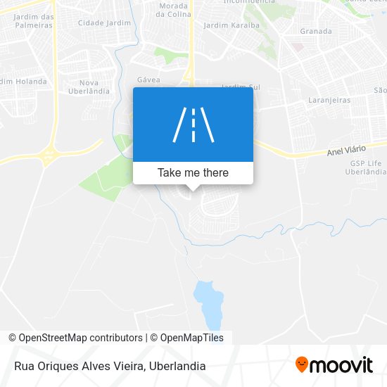 Rua Oriques Alves Vieira map
