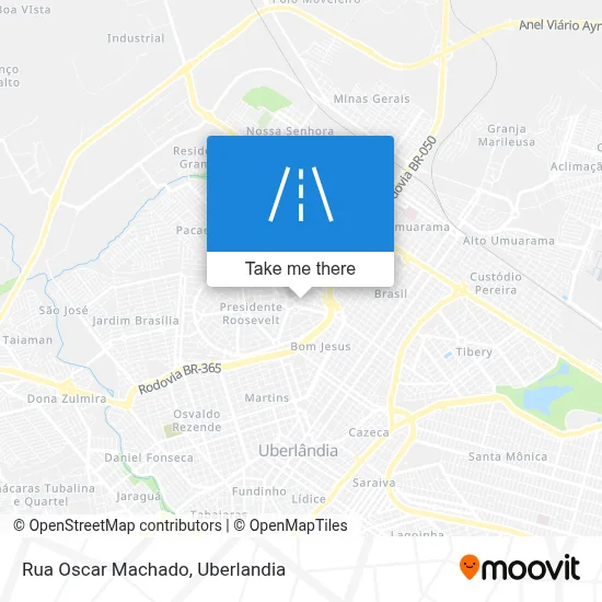 Rua Oscar Machado map