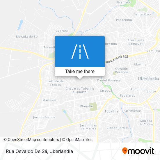 Rua Osvaldo De Sá map