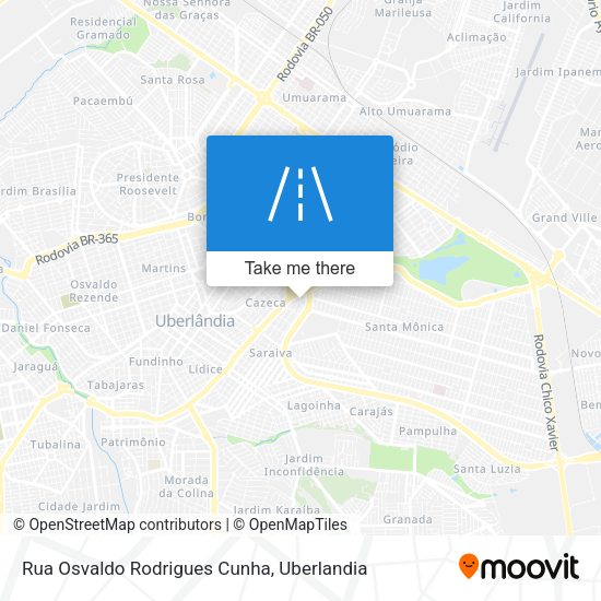 Rua Osvaldo Rodrigues Cunha map