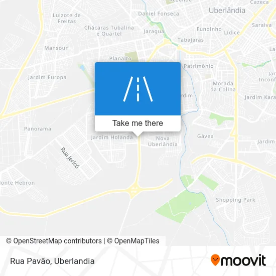 Rua Pavão map