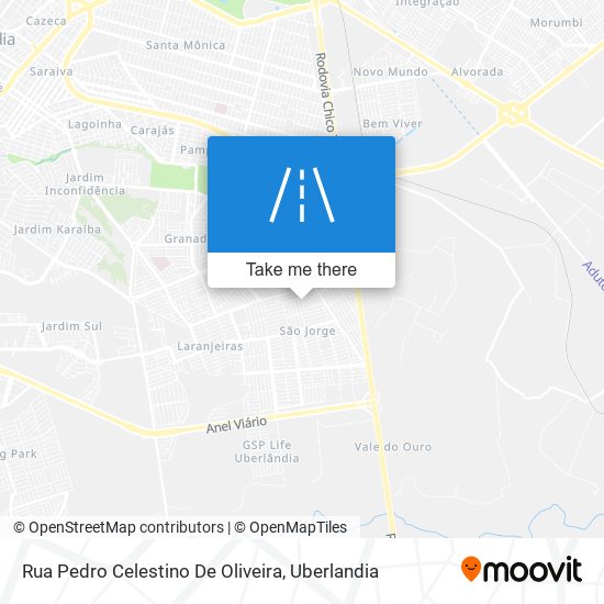 Rua Pedro Celestino De Oliveira map