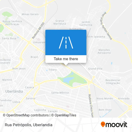 Rua Petrópolis map