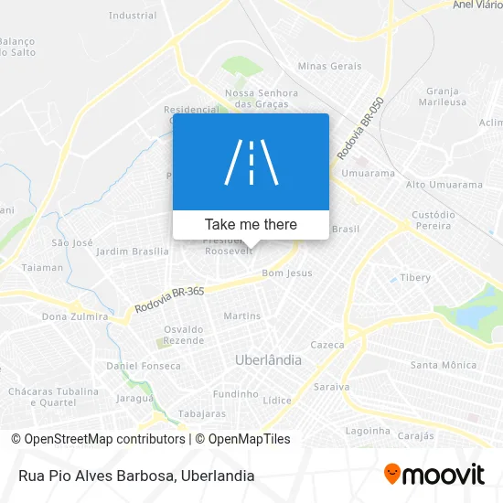 Rua Pio Alves Barbosa map