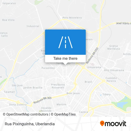 Rua Pixinguinha map
