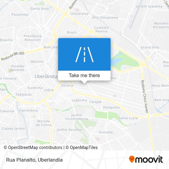 Rua Planalto map