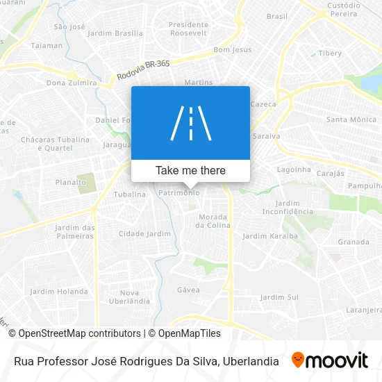 Rua Professor José Rodrigues Da Silva map