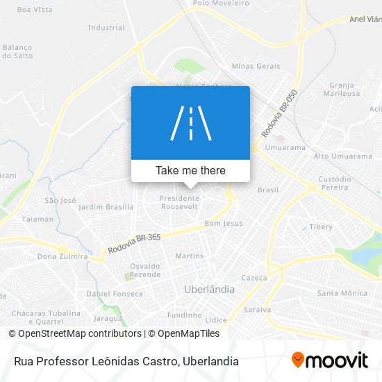 Rua Professor Leônidas Castro map