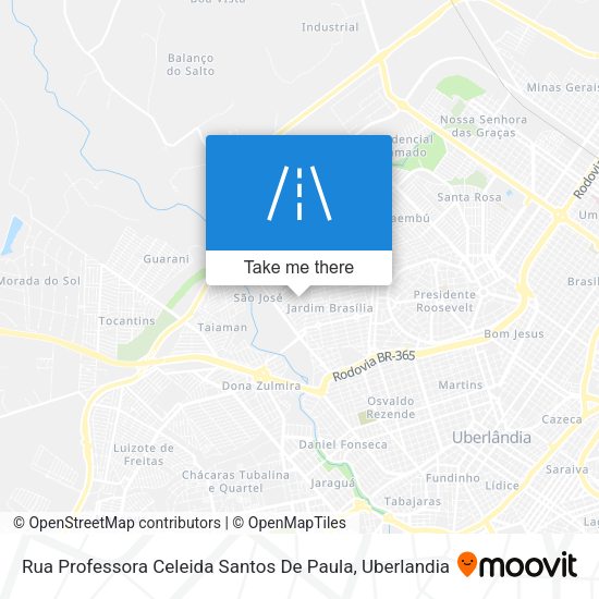 Rua Professora Celeida Santos De Paula map