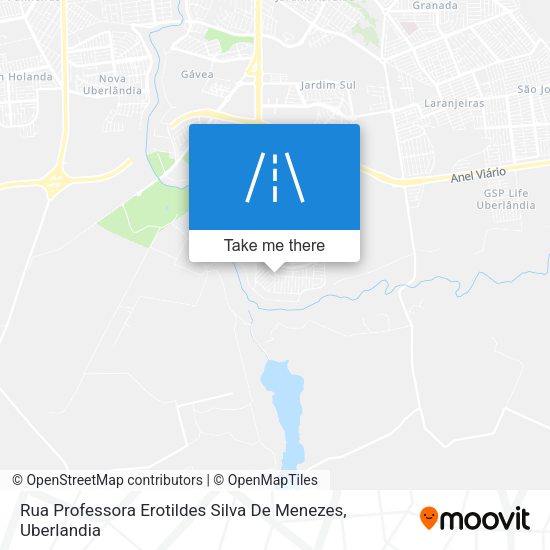 Rua Professora Erotildes Silva De Menezes map