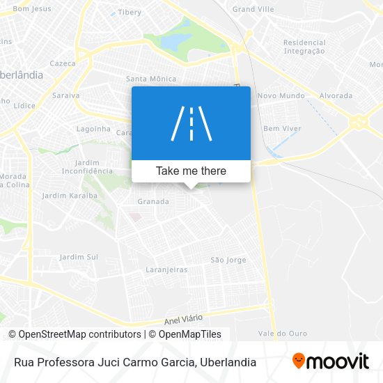 Rua Professora Juci Carmo Garcia map