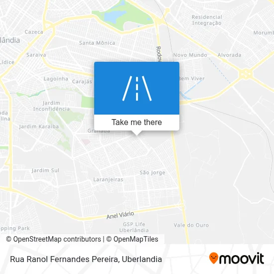 Rua Ranol Fernandes Pereira map