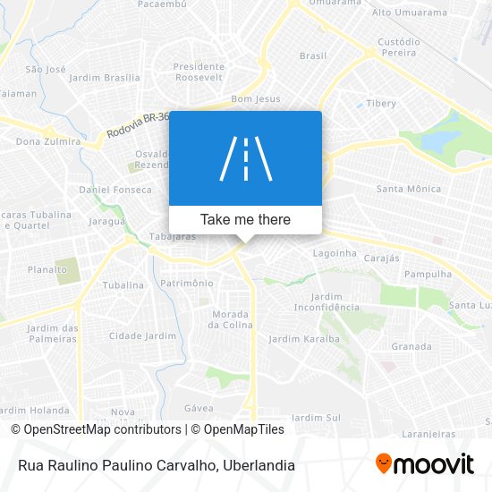 Rua Raulino Paulino Carvalho map