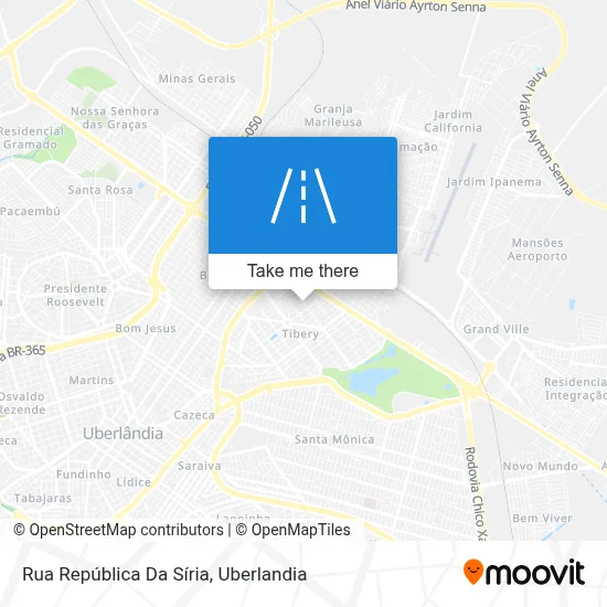 Rua República Da Síria map