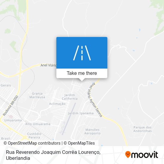 Rua Reverendo Joaquim Corrêa Lourenço map