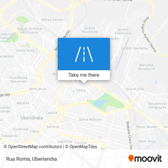 Rua Roma map
