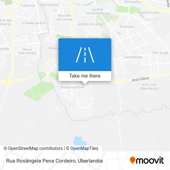 Rua Rosângela Pena Cordeiro map