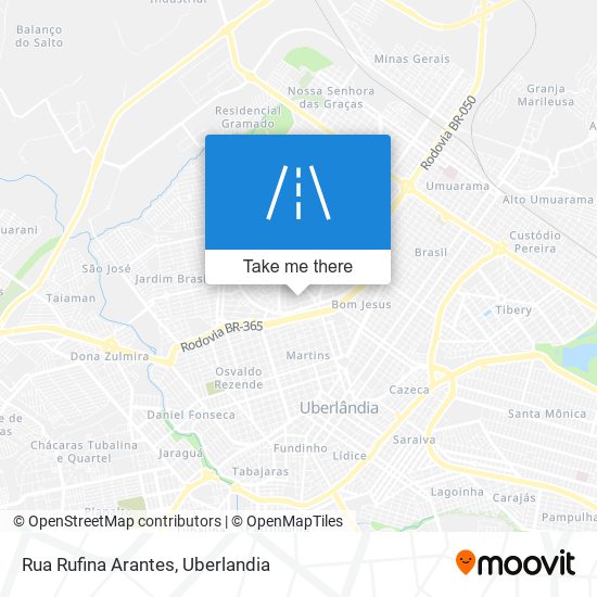 Rua Rufina Arantes map