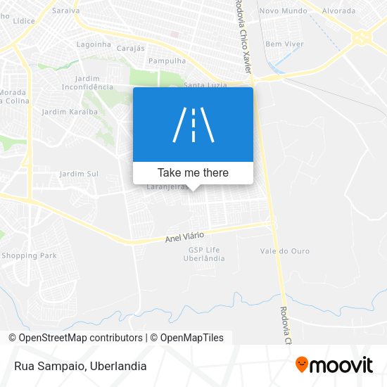 Rua Sampaio map