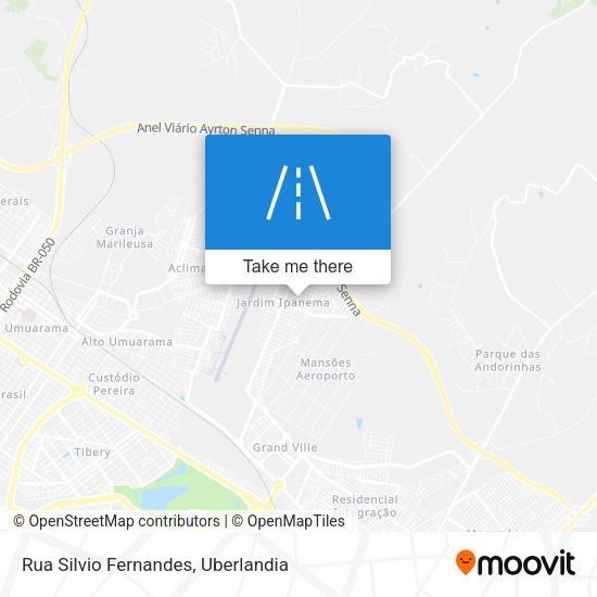 Rua Silvio Fernandes map