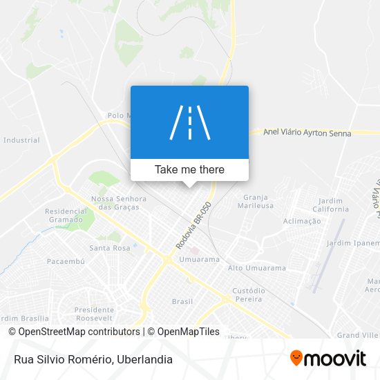 Rua Silvio Romério map