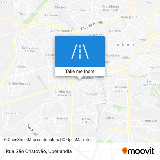 Rua São Cristovão map