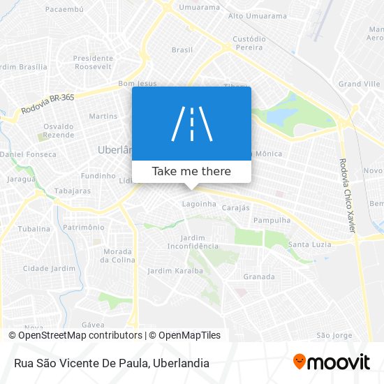 Rua São Vicente De Paula map