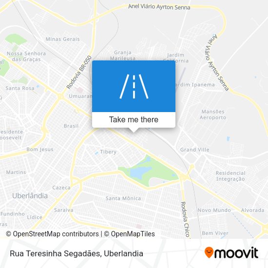 Rua Teresinha Segadães map