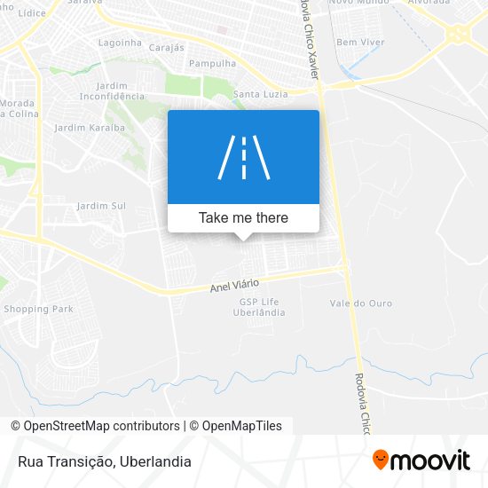 Rua Transição map