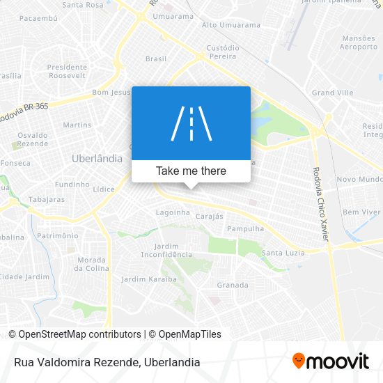 Rua Valdomira Rezende map